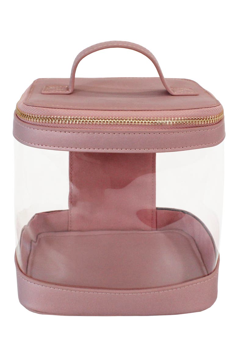 Beauty Cube Organizer Case, Main, color, LIGHT PINK
