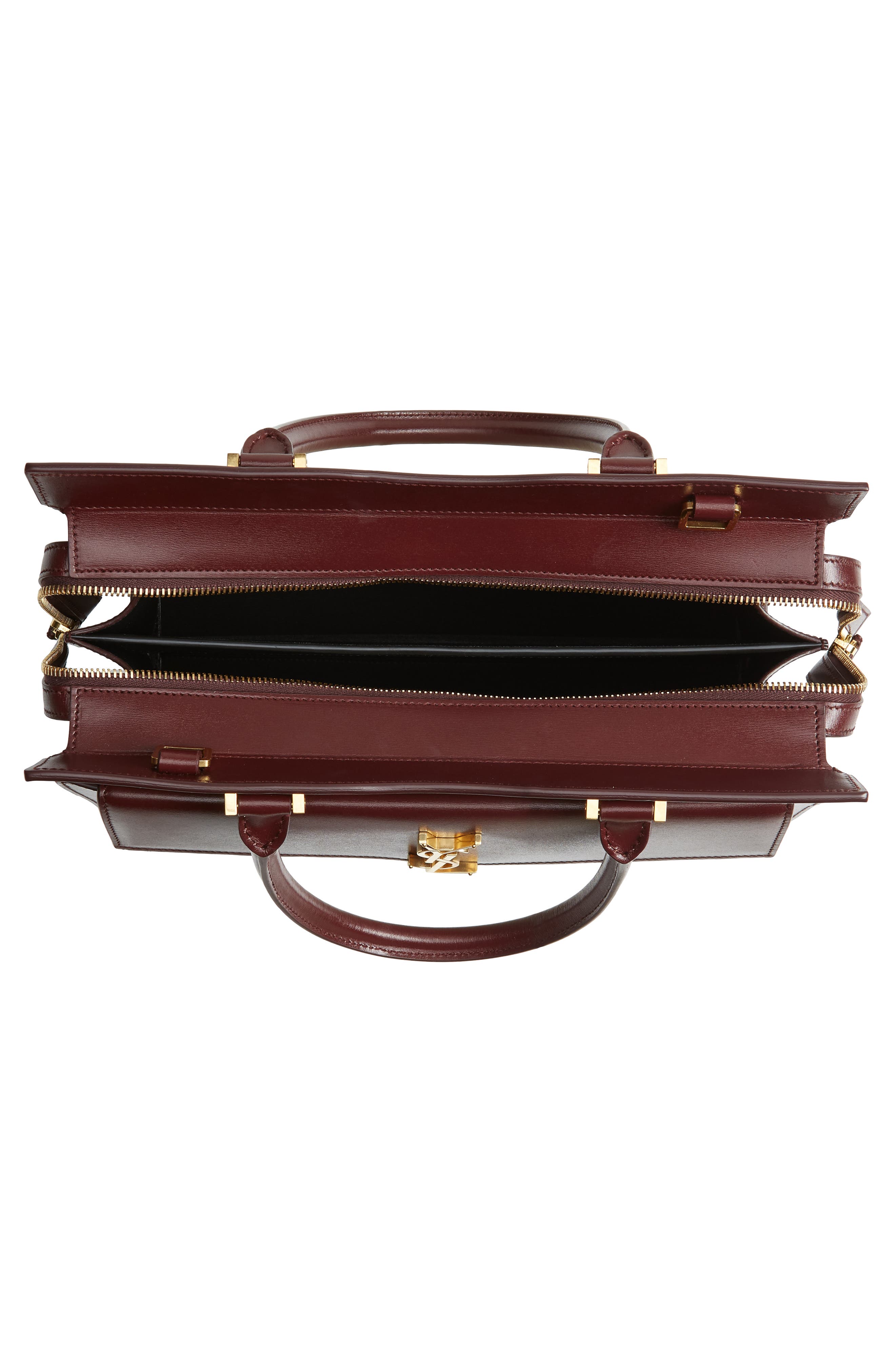 Saint Laurent Medium Uptown Cabas Satchel, Alternate, color, 