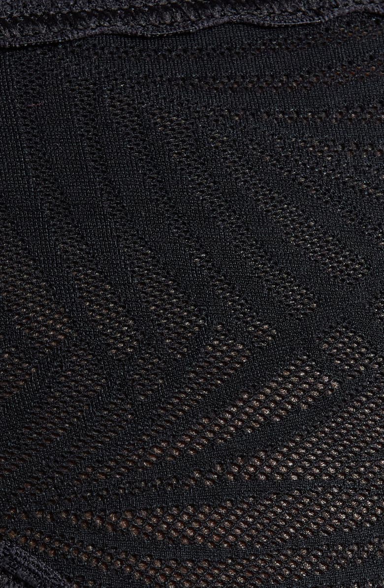 MeUndies Allover Lace Tanga, Alternate, color, Black Feather