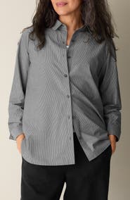 Eileen Fisher Organic Cotton Long Shirt