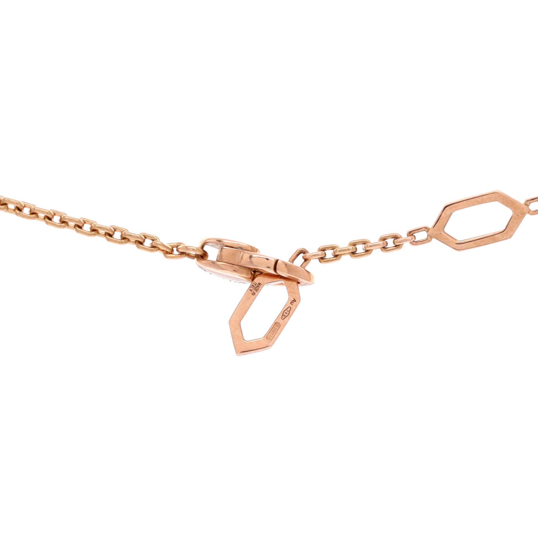 Serpenti Seduttori Pendant Necklace 18K Rose Gold with Amethyst, Alternate, color, Metallic Gold