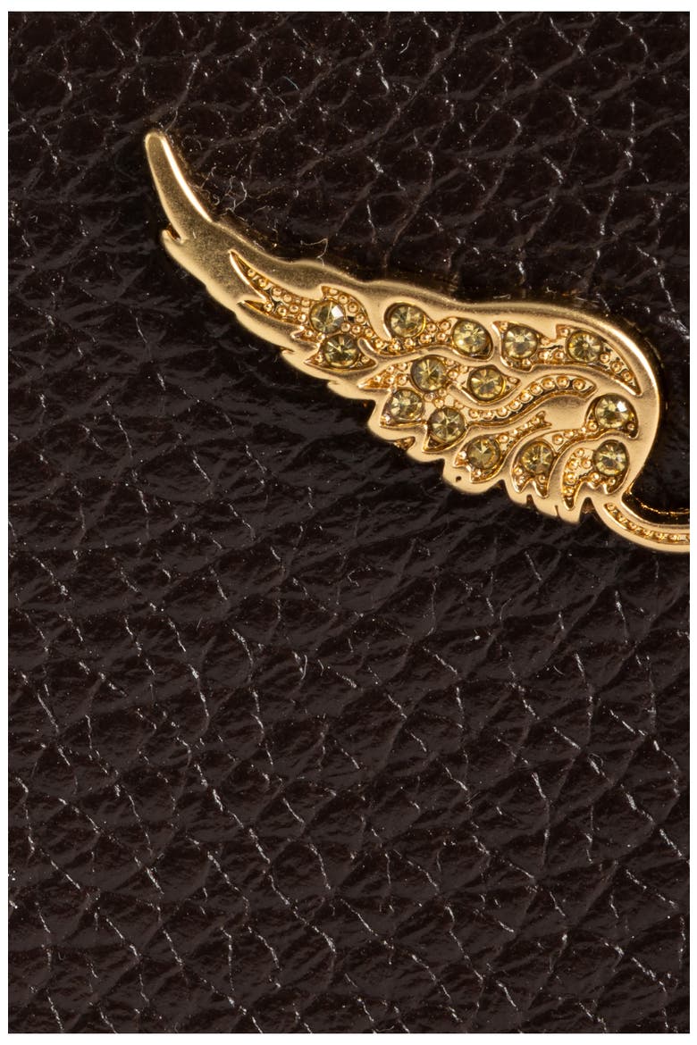 Pass Leather Card Case, Alternate, color, BROWNIE