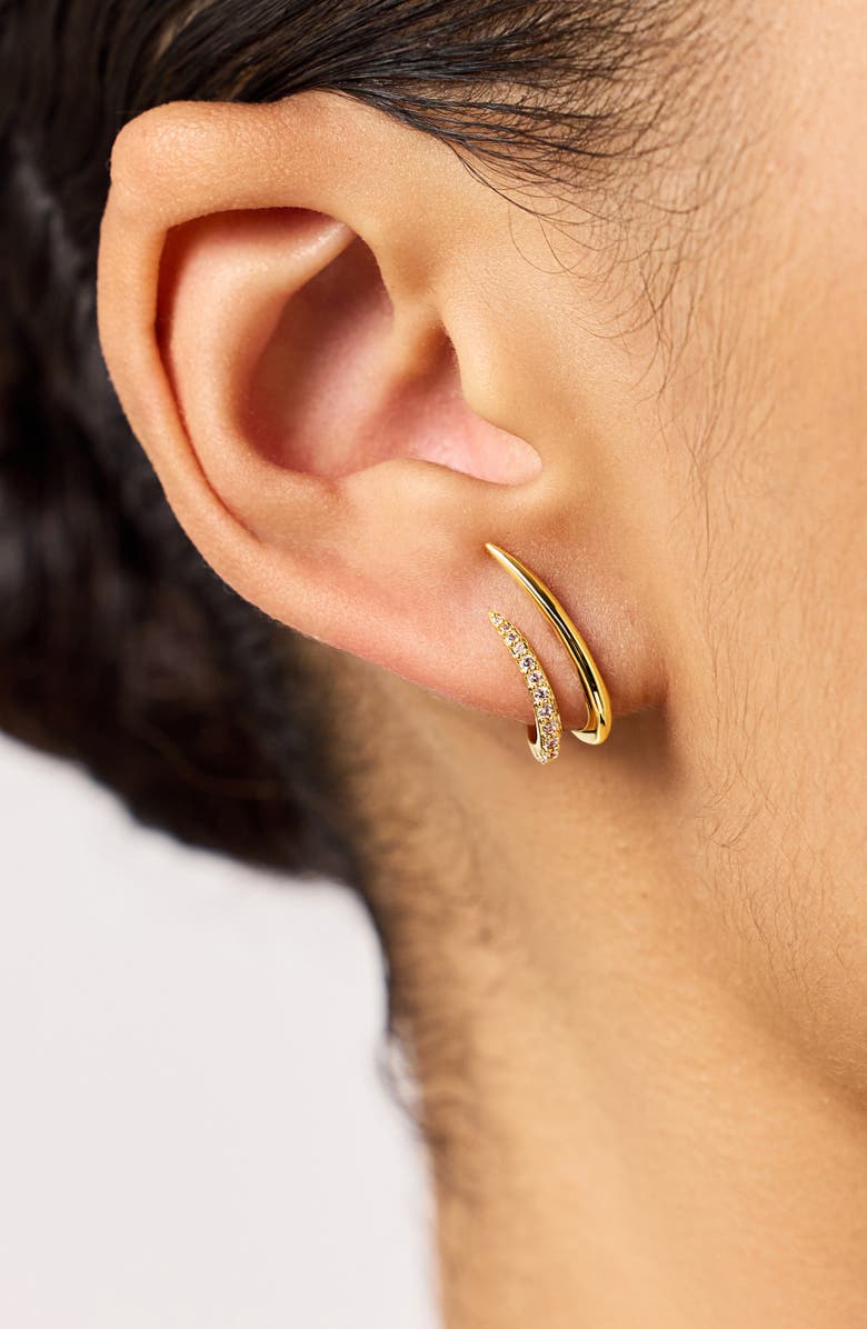 Ana Luisa Gold Stud Earrings - Solene, Alternate, color,