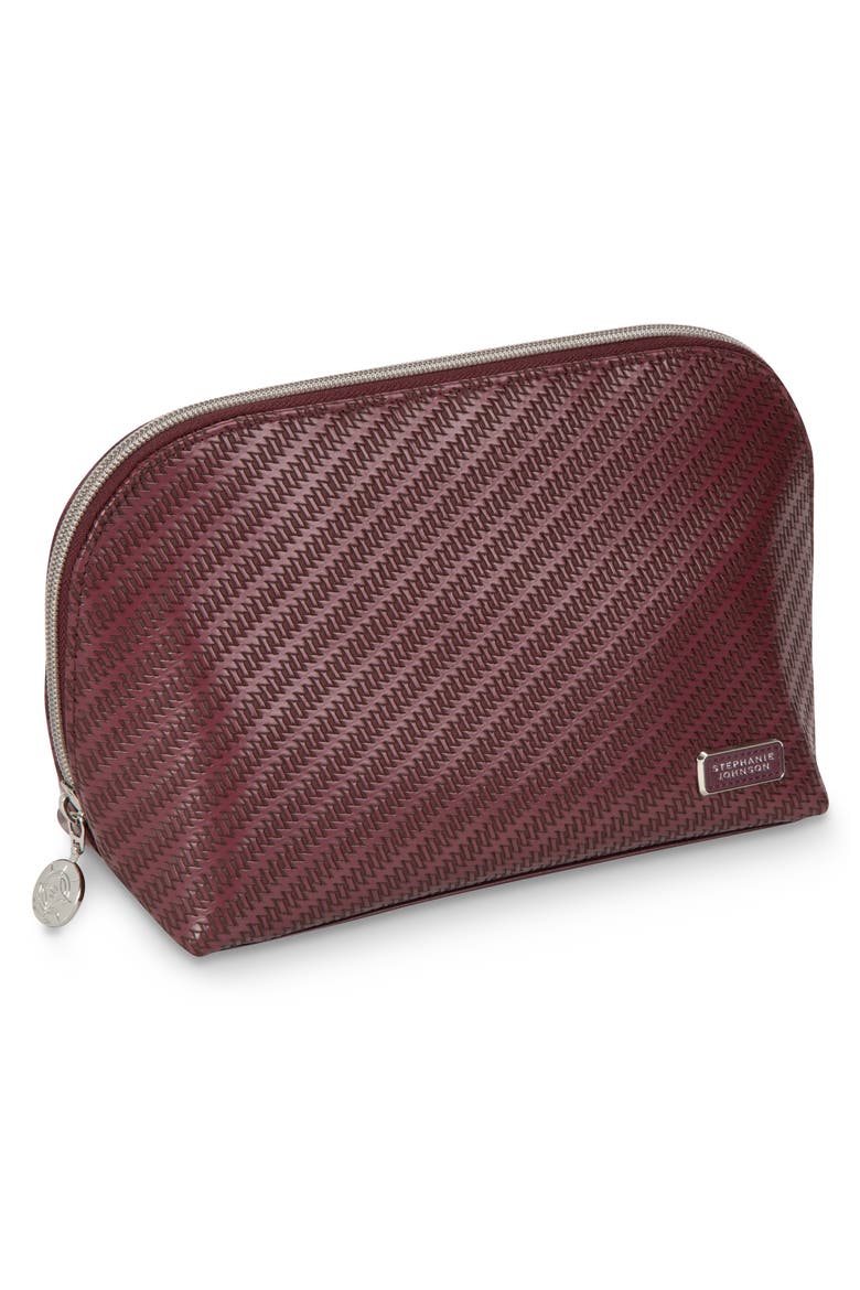 Lola Makeup Bag, Alternate, color, RUBY ROYALE