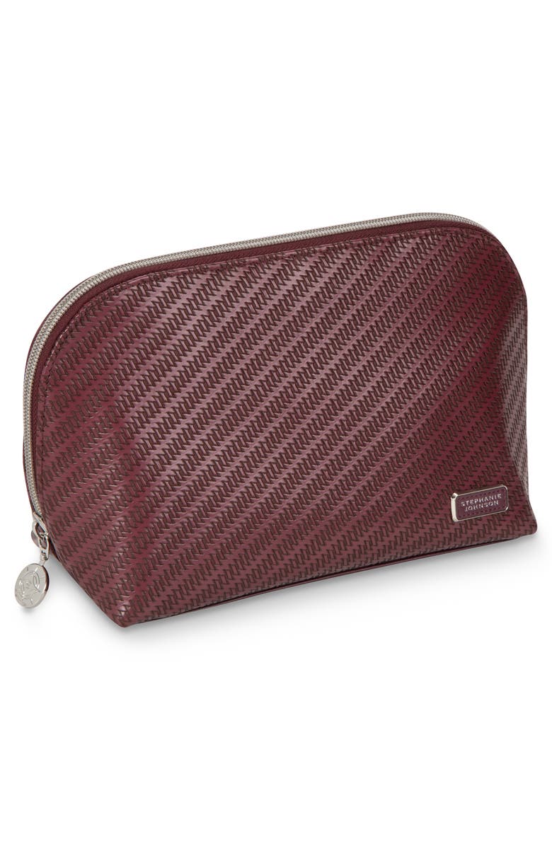 Stephanie Johnson Rosewood Ruby Royale Lola Makeup Bag, Alternate, color, Purple
