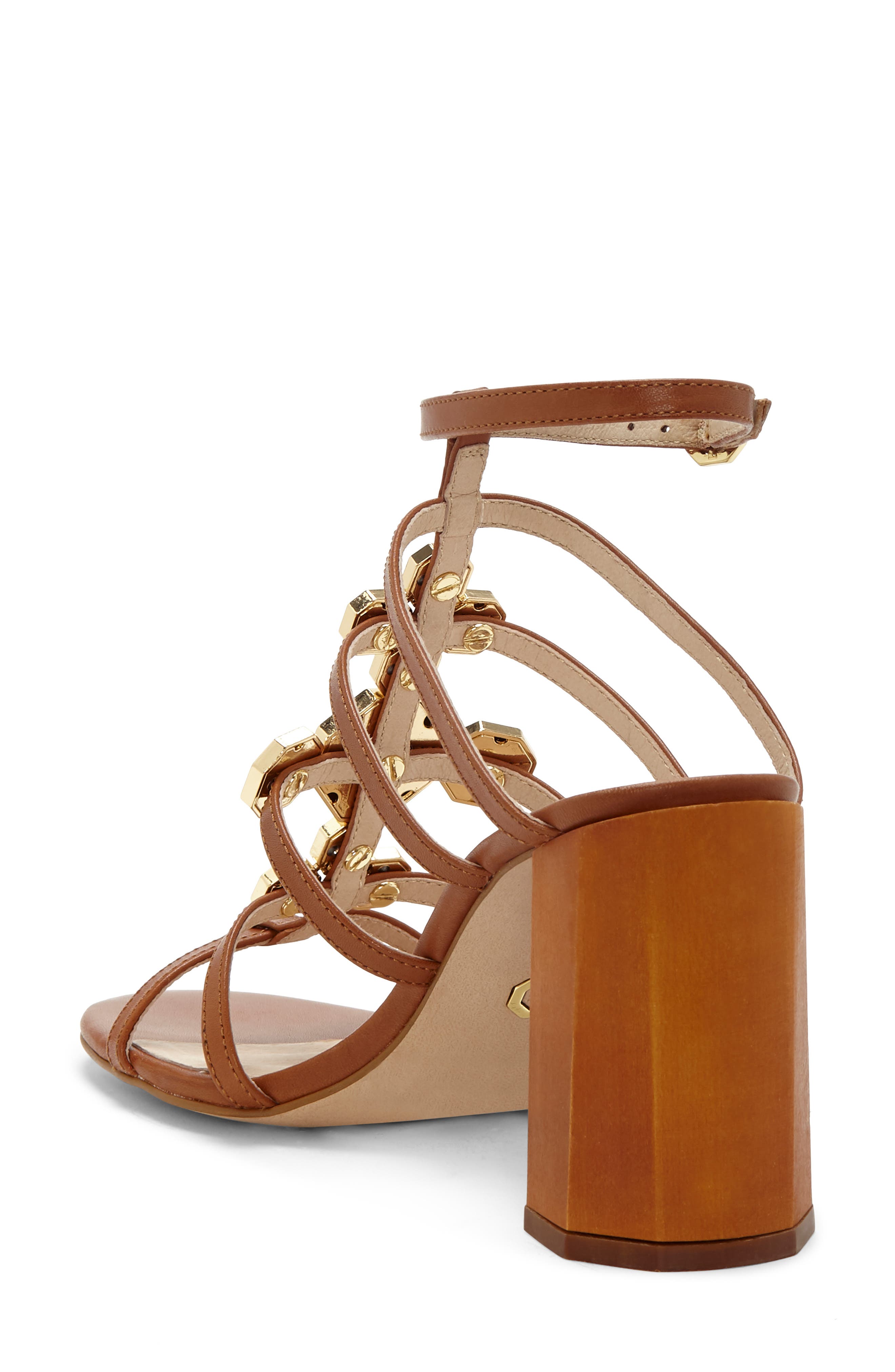 Leeba Sandal, Alternate, color, TOASTED ALMOND LEATHER