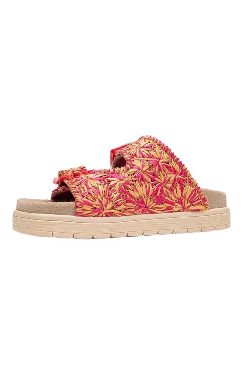 Forever & Always Shoes Milana Leather Double-strap Sandal In Pink