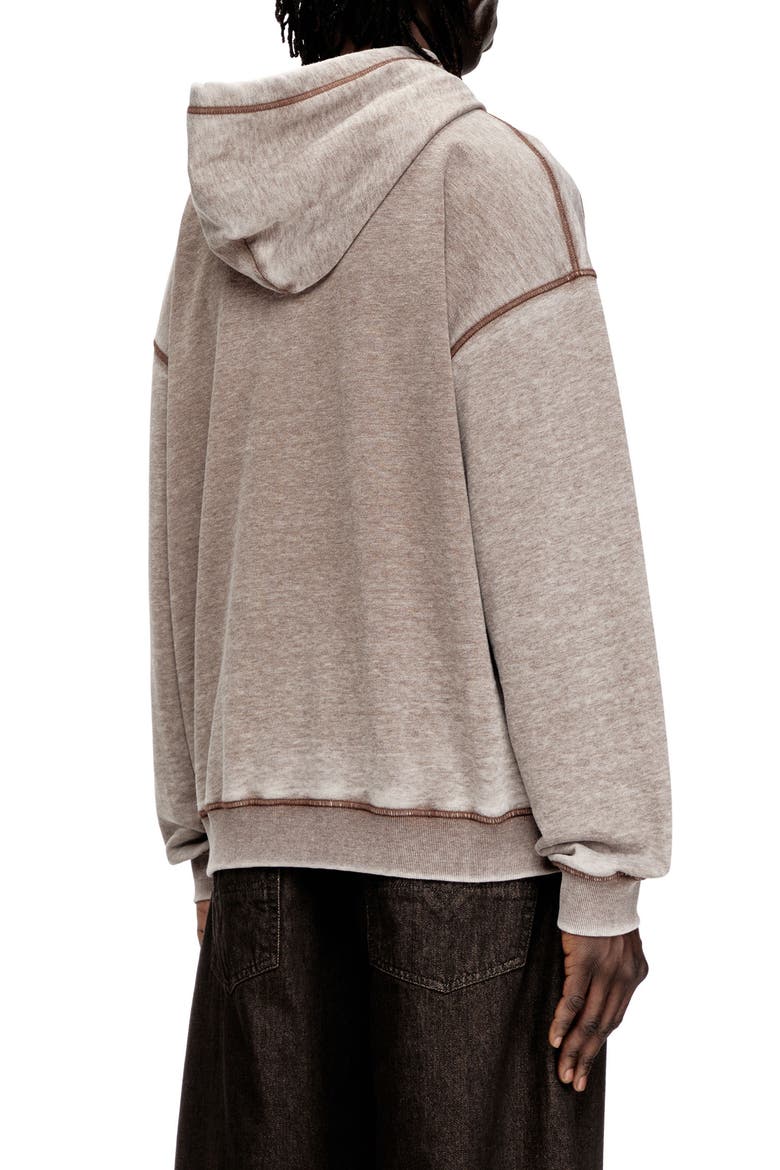S-Boxton-Hood Oversize Embellished Hoodie, Alternate, color, COFFEE