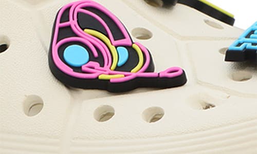 YOKI YOKI KIDS' PLATFORM CLOG WITH PLUSH CHARMS 