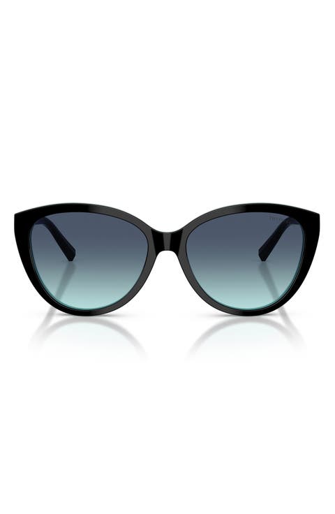 56mm Cat Eye Sunglasses