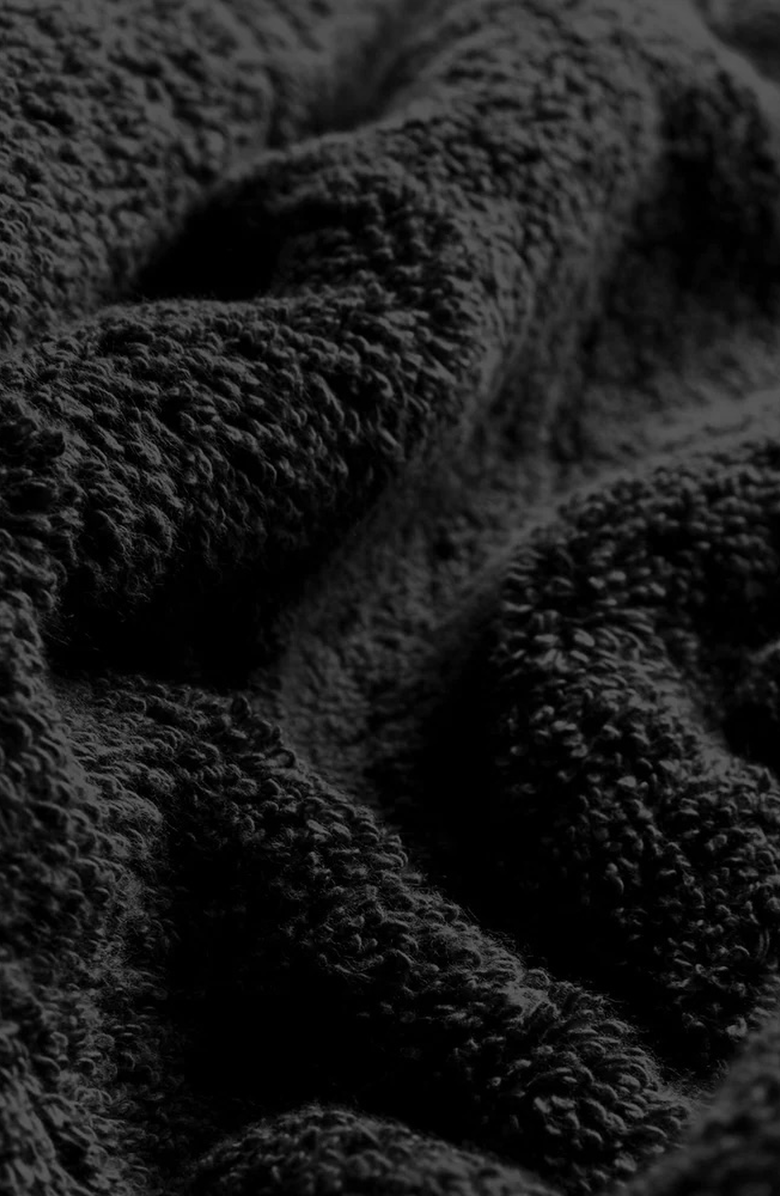 Italic Ultraplush Australian Cotton 2-Piece Washcloth Set, Alternate, color, Black