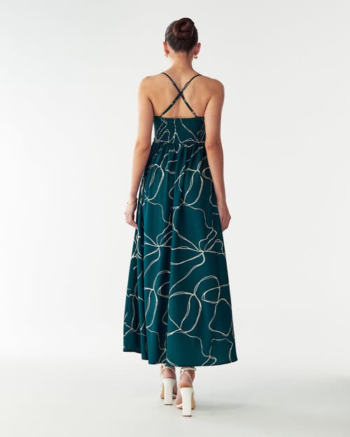 Willa Acamar Maxi Dress In Green