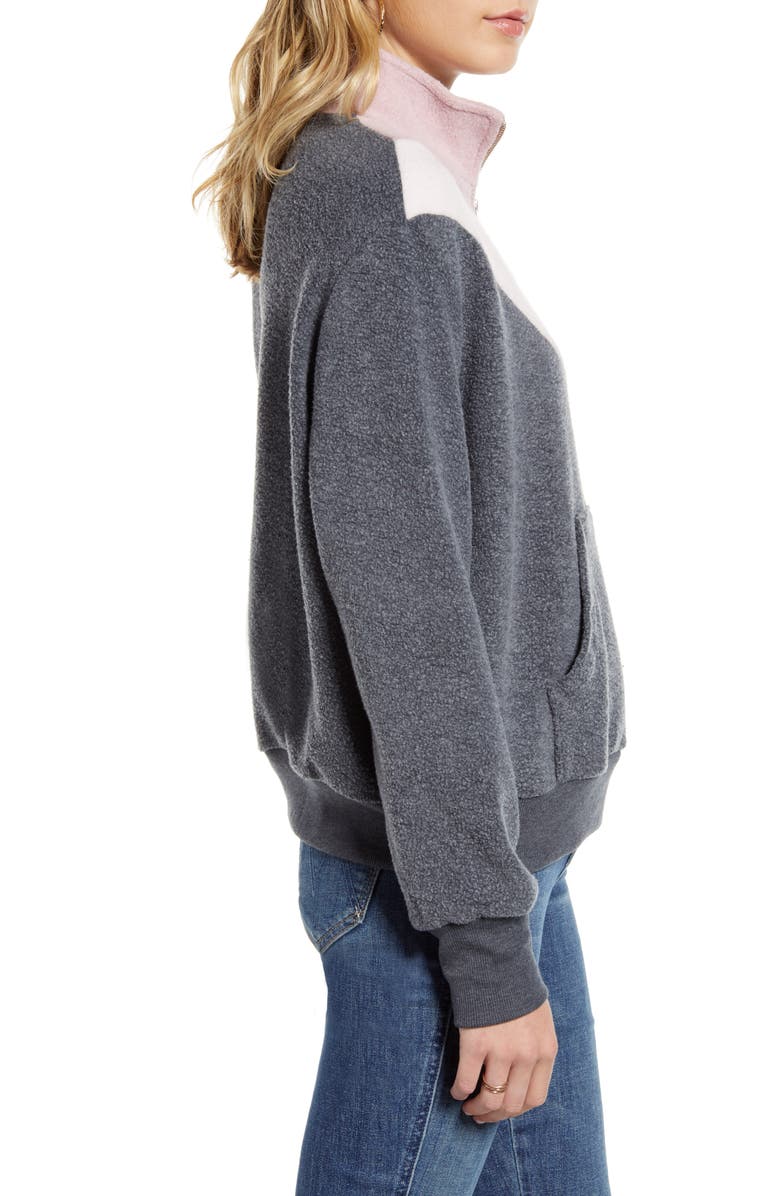 Wildfox Soto Teddy Bear Fleece Pullover, Alternate, color, 