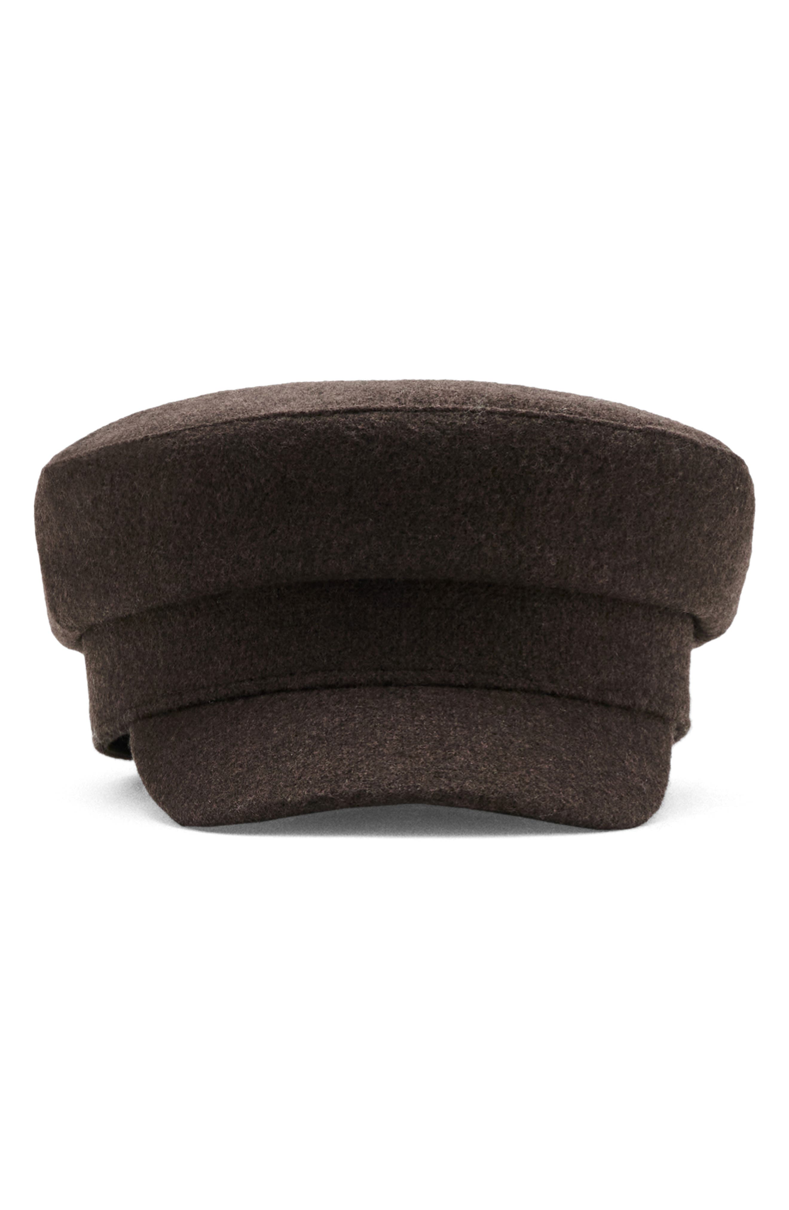 Mango Baker Boy Cap In Chocolate