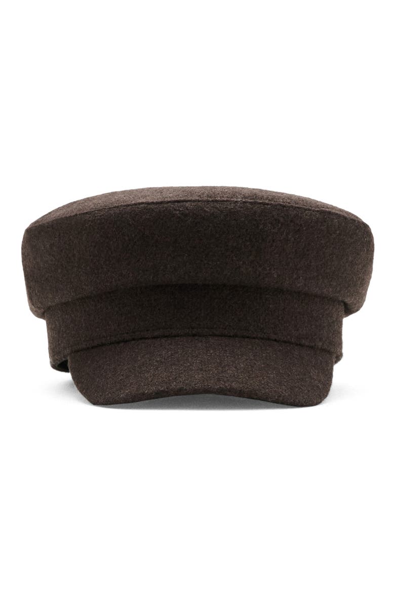 Baker Boy Cap, Main, color, CHOCOLATE