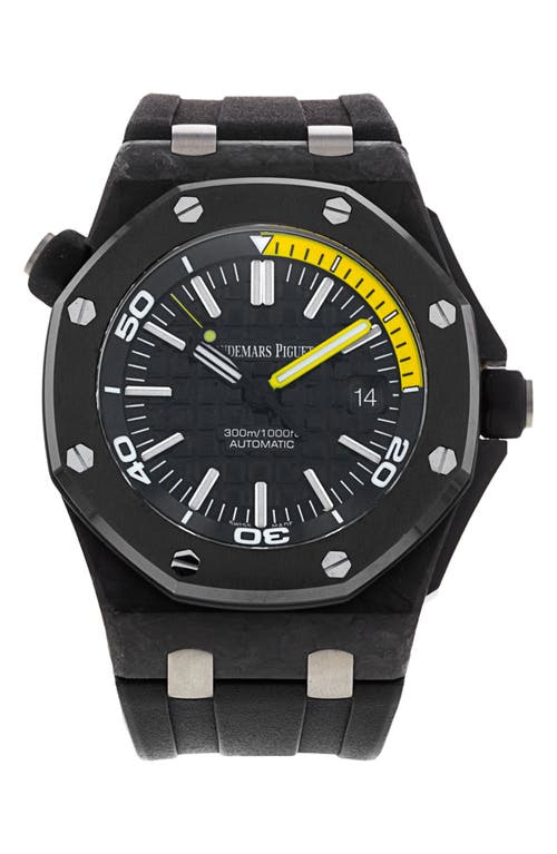 Watchfinder & Co. Audemars Piguet 2013 Royal Oak Offshore Rubber Strap Diver's Watch, 42mm In Black