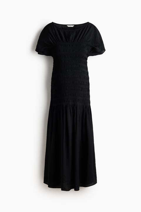 Mama Smocked-detail Dress