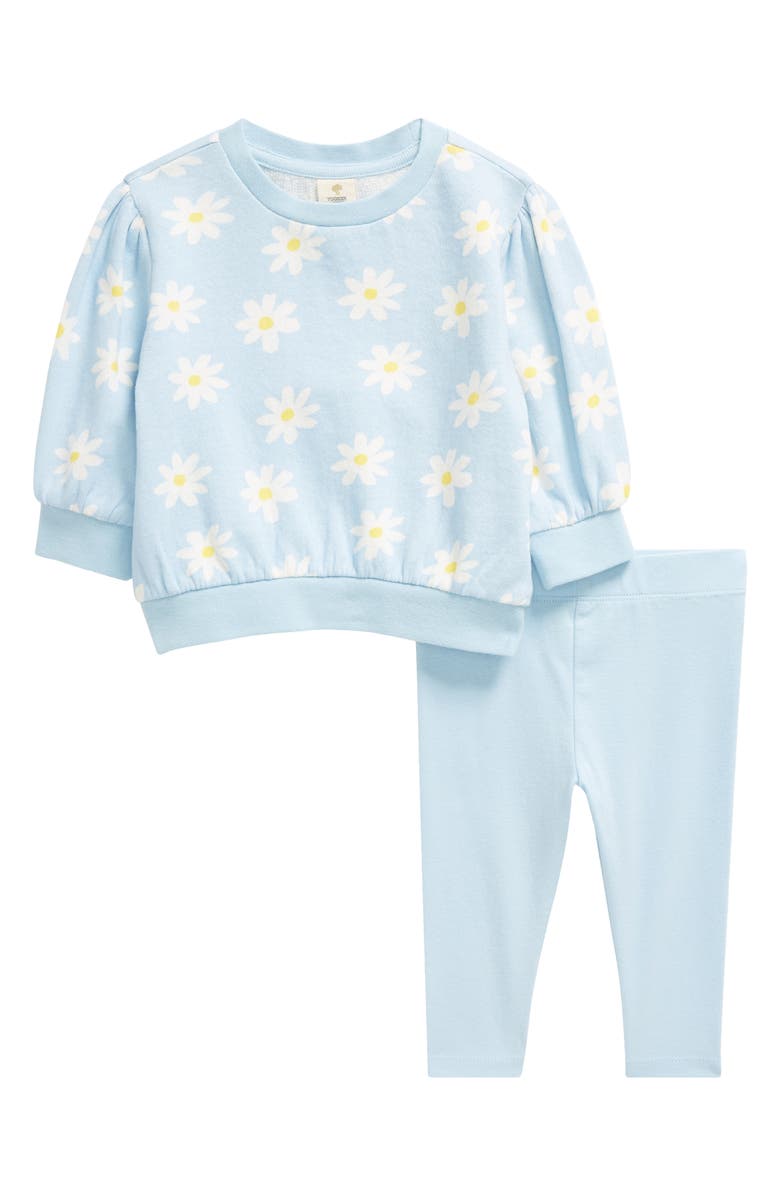 Tucker + Tate Kids' Relaxed Fit Crewneck Sweatshirt & Leggings Set, Main, color, 