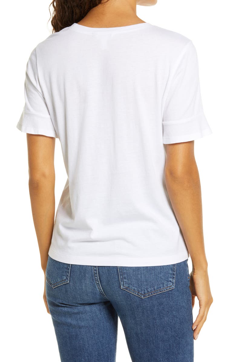 1901 Ruffle Cuff T-Shirt, Alternate, color, 