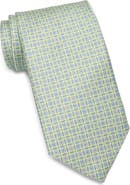 David Donahue Neat Silk Tie