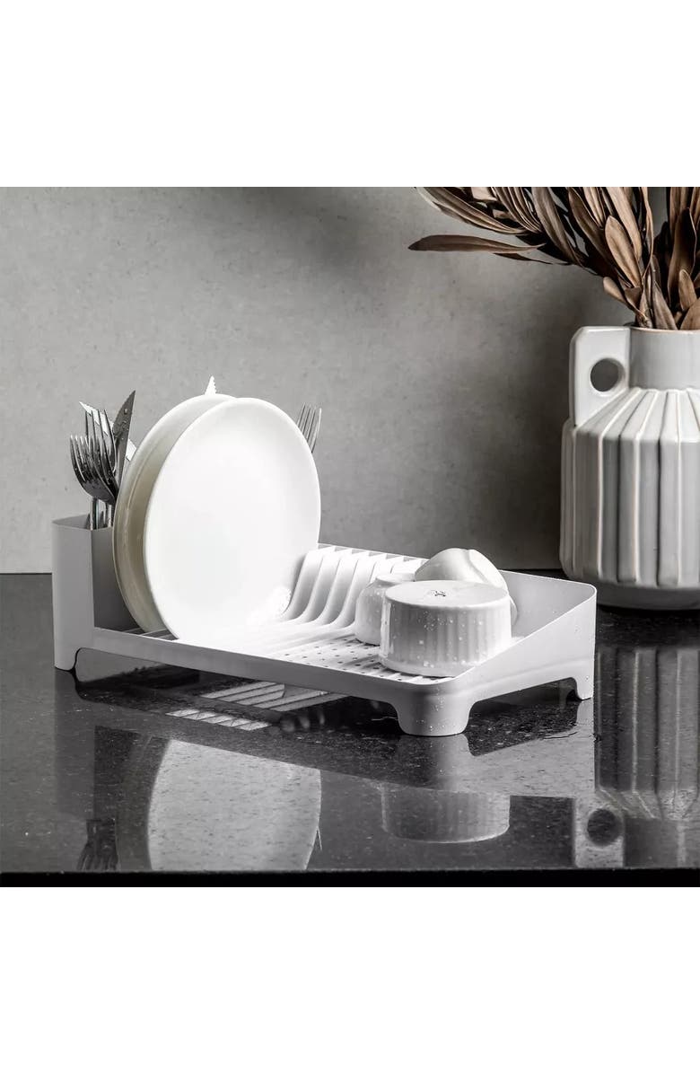 OU Modern Compact Polypropylene Kitchen Dish Drying Rack, Alternate, color,