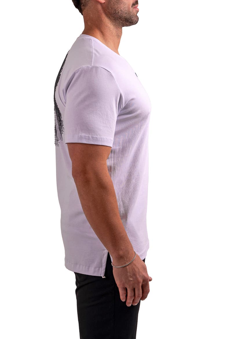 Lion Zeus Embellished T-Shirt, Alternate, color, WHITE