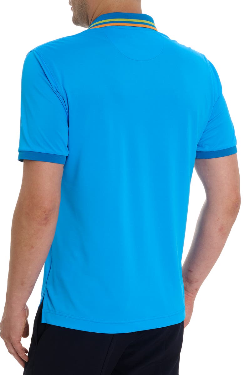 Robert Graham Bowtie Graham Embroidered Tipped Polo, Alternate, color, 
