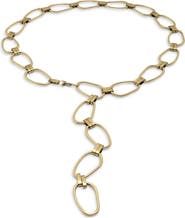 NORDSTROM RACK Wide Loop Metal Belt