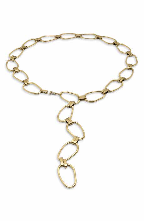 NORDSTROM RACK Wide Loop Metal Belt