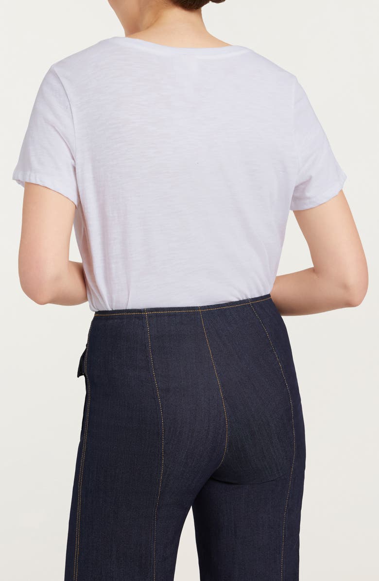 Cinq à Sept Smiling Heart Cotton Graphic T-Shirt, Alternate, color, White