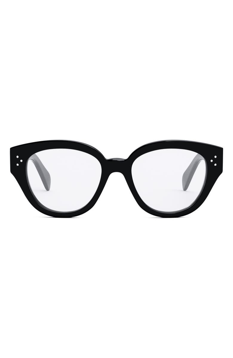 CELINE 51mm Bold Optical Glasses, Main, color,