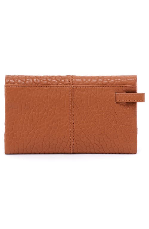 Hobo Keen Leather Continental Wallet In Brown