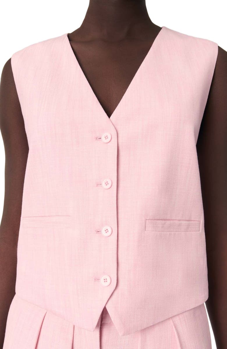 maje Suit vest, Alternate, color,