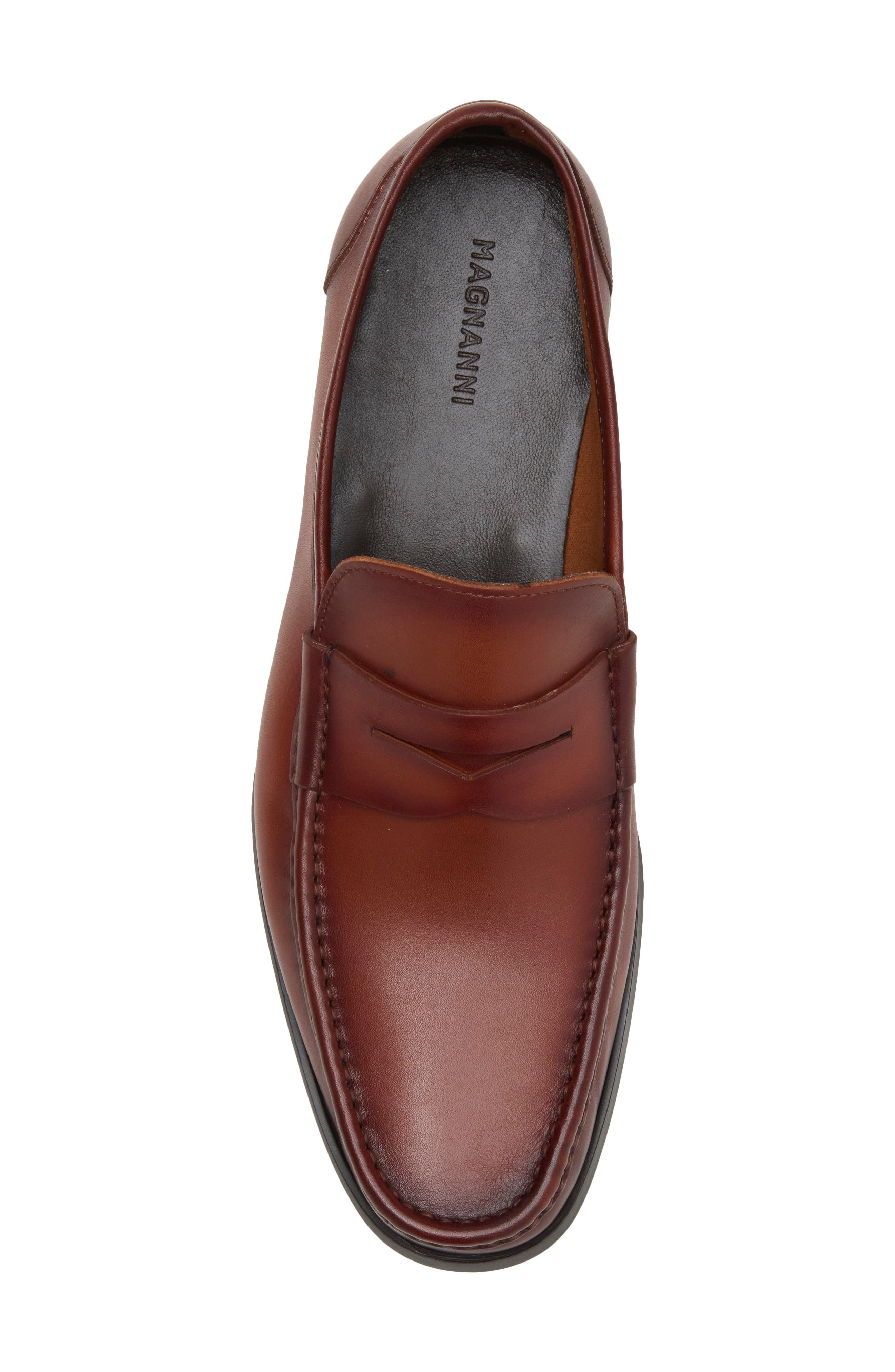 Gentry Penny Loafer, Alternate, color, BRANDY