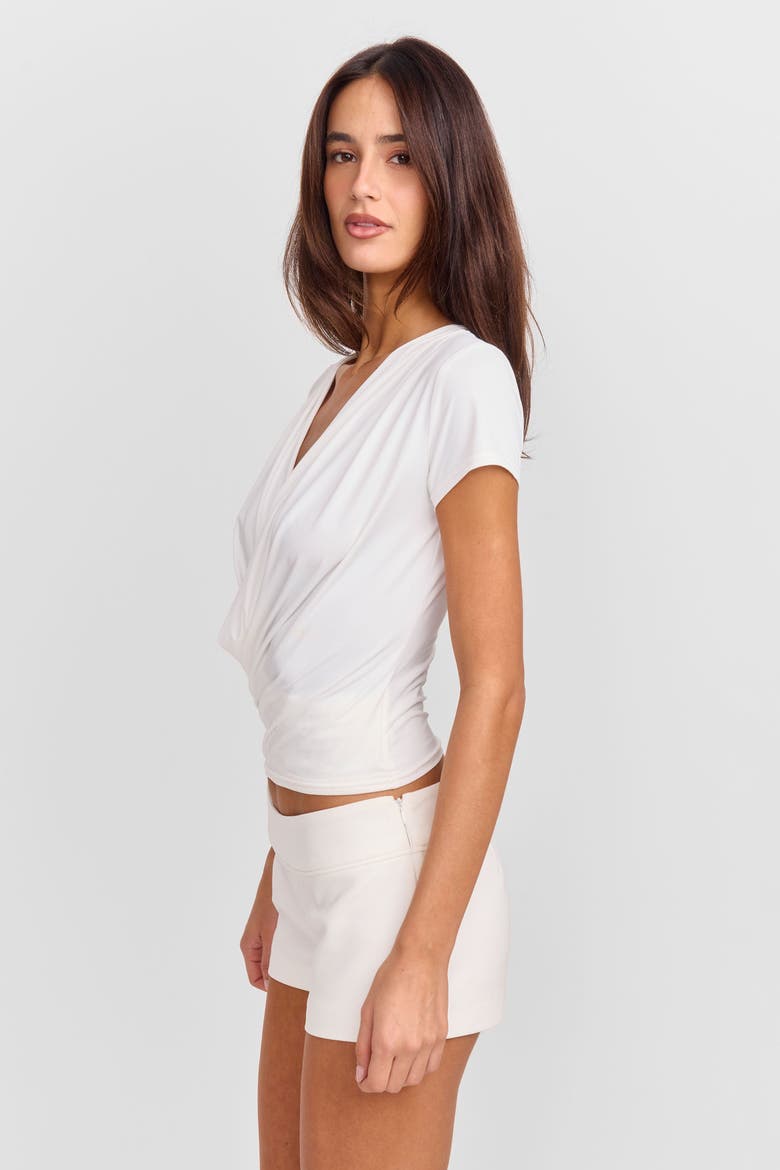 Brigitte Top, Alternate, color, White