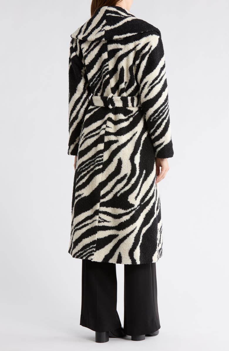 Hutch Elea Zebra Stripe Coat, Alternate, color, Black/ White Zebra