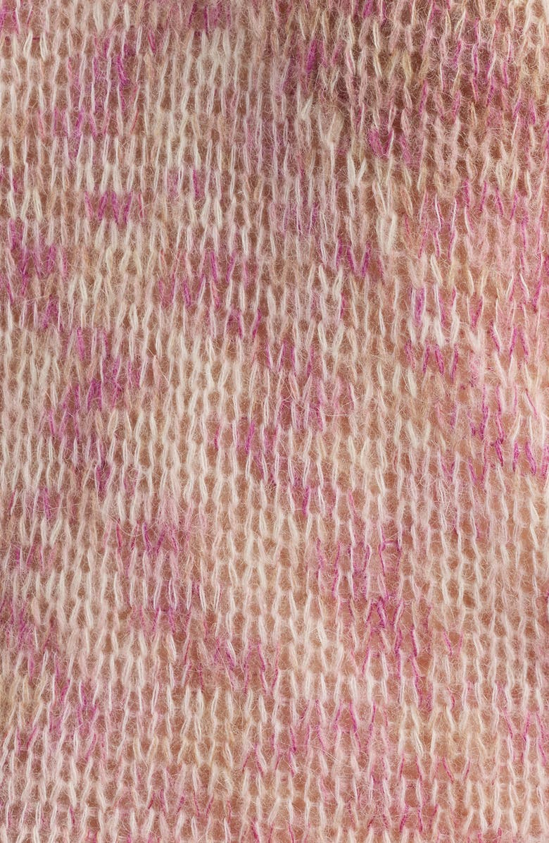 BOSS Orange Fargovia Cutout Sweater, Alternate, color, Pink Ombre