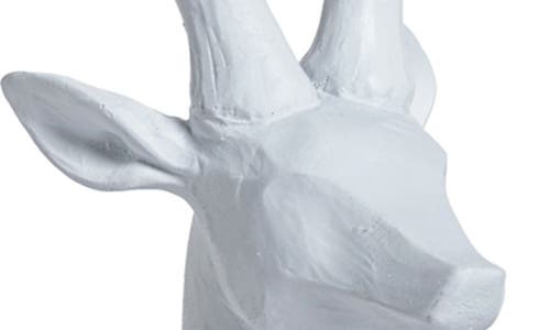 Zodax Poldi Set Of 2 Deer Figurines In White