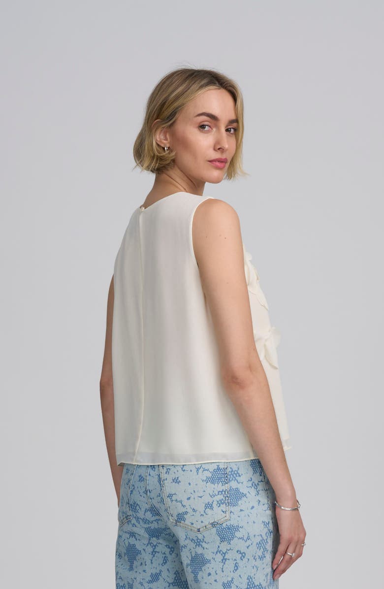 ELLE Collection Floral Appliqué Shell, Alternate, color, Blush