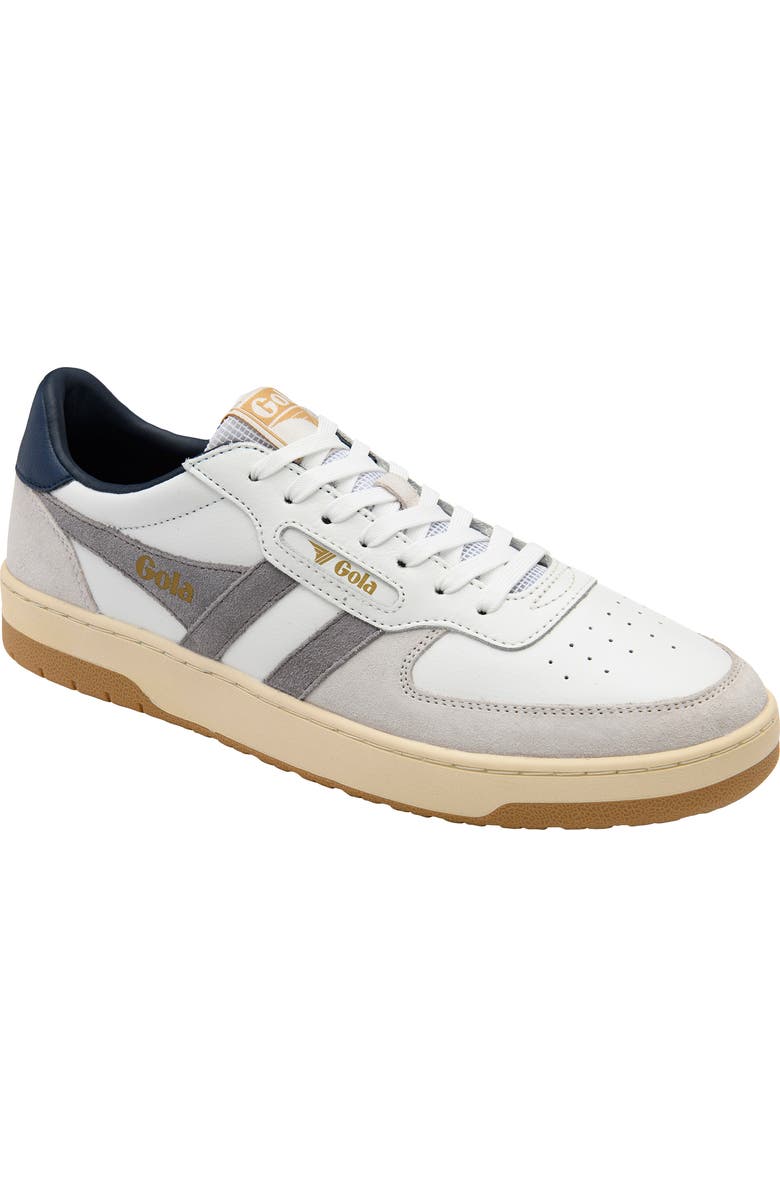 Gola Hawk Sneaker, Main, color, White/ Cement/ Navy