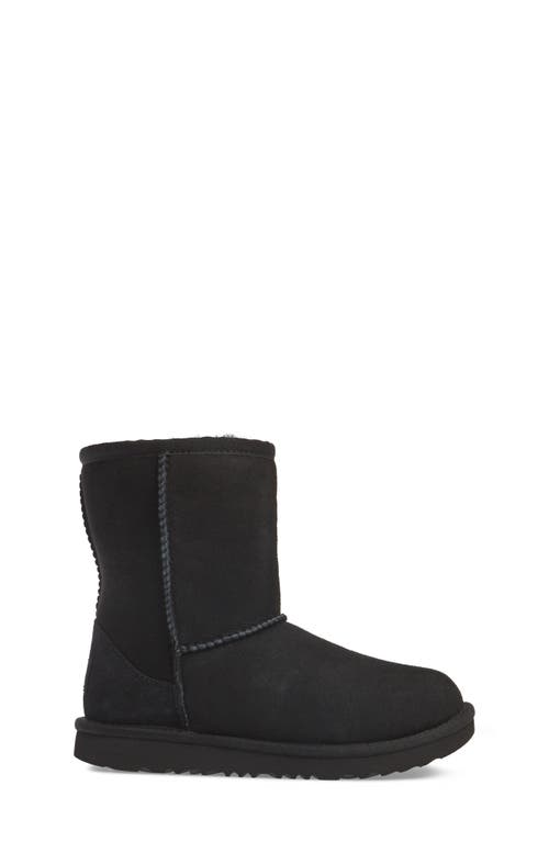 Ugg(r) Classic Short Ii Water Resistant Genuine Shearling Boot In Black