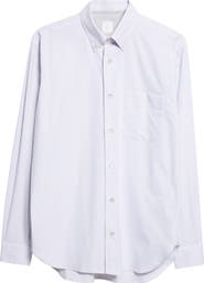 Eleventy Stripe Button Down Shirt