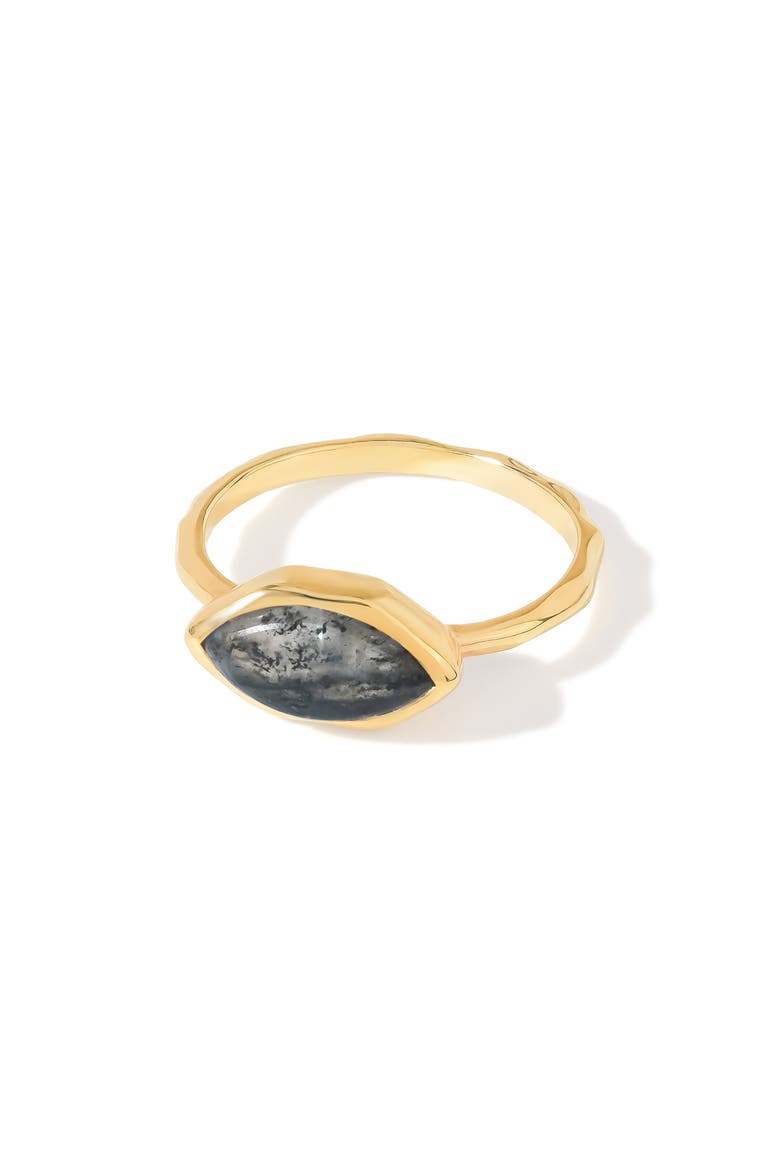 Marquis Stone Ring, Alternate, color, BLACK