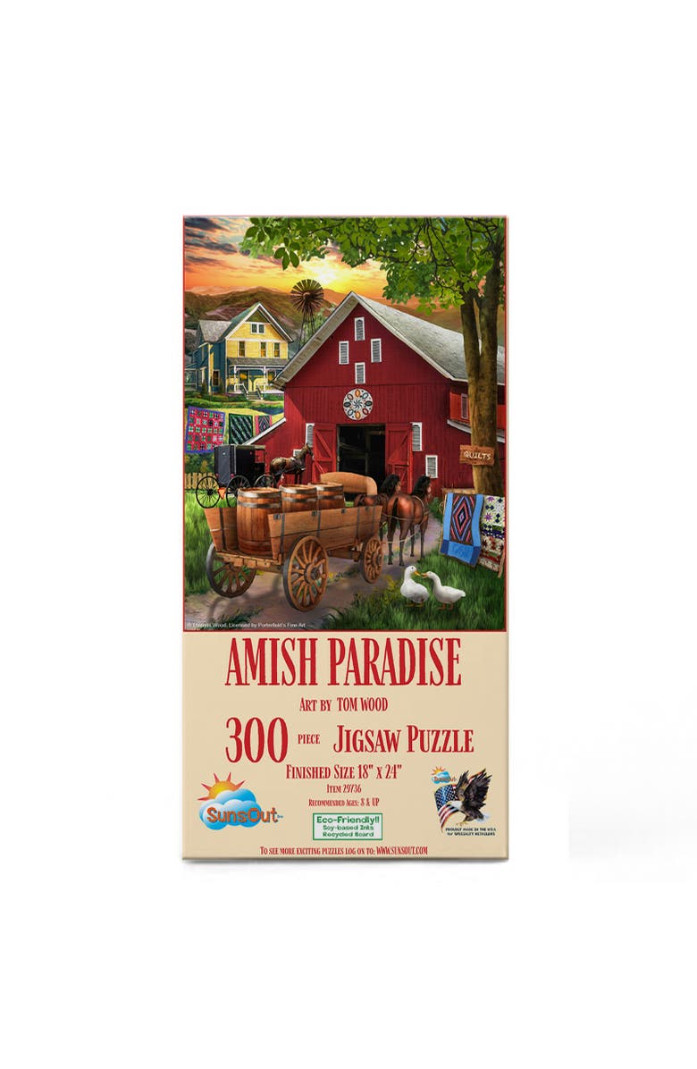 Sunsout Amish Paradise 300 piece Jigsaw Puzzle for Adults, Alternate, color, Multicolor