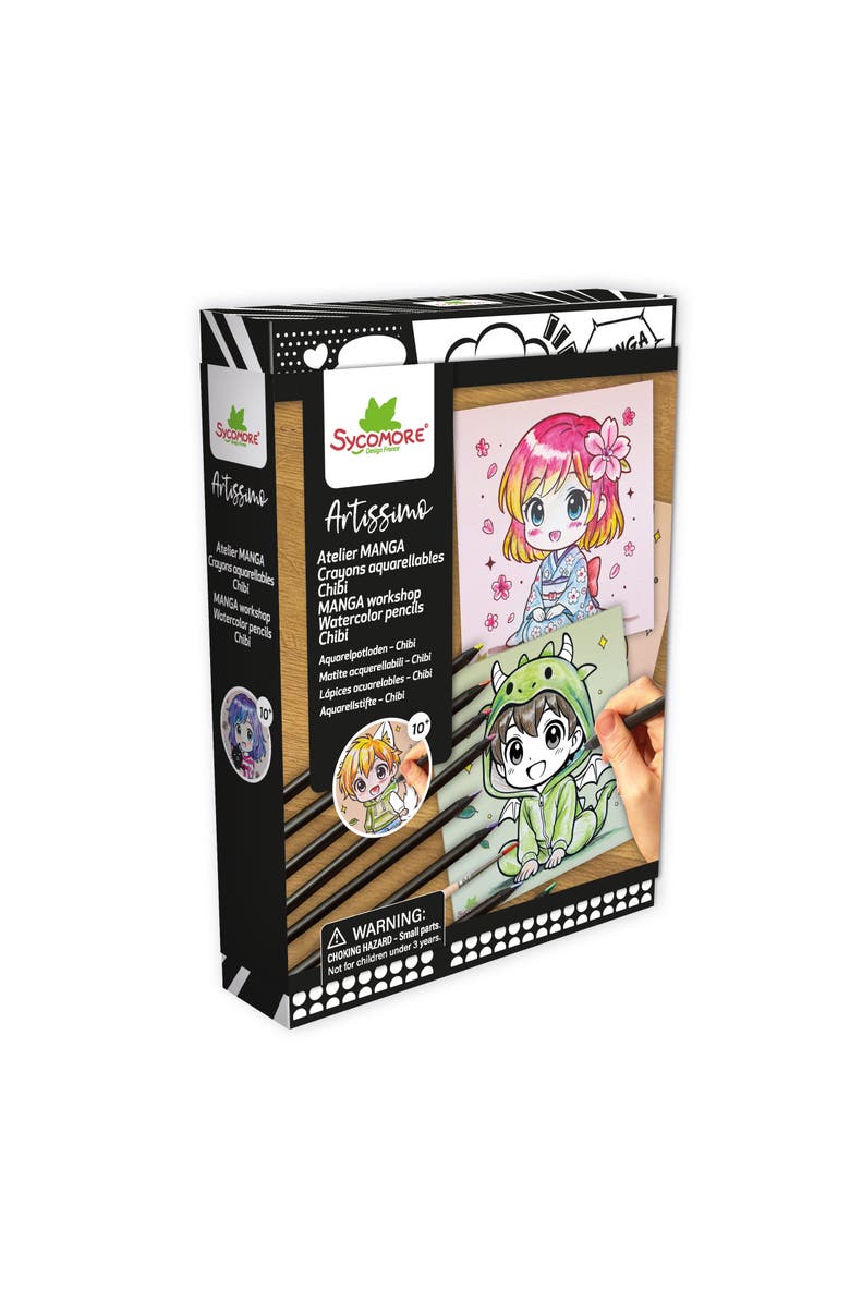 Sycomore Artissimo -S Manga workshop watercolor pencils Chibi - 10y+, Main, color, Multicolor