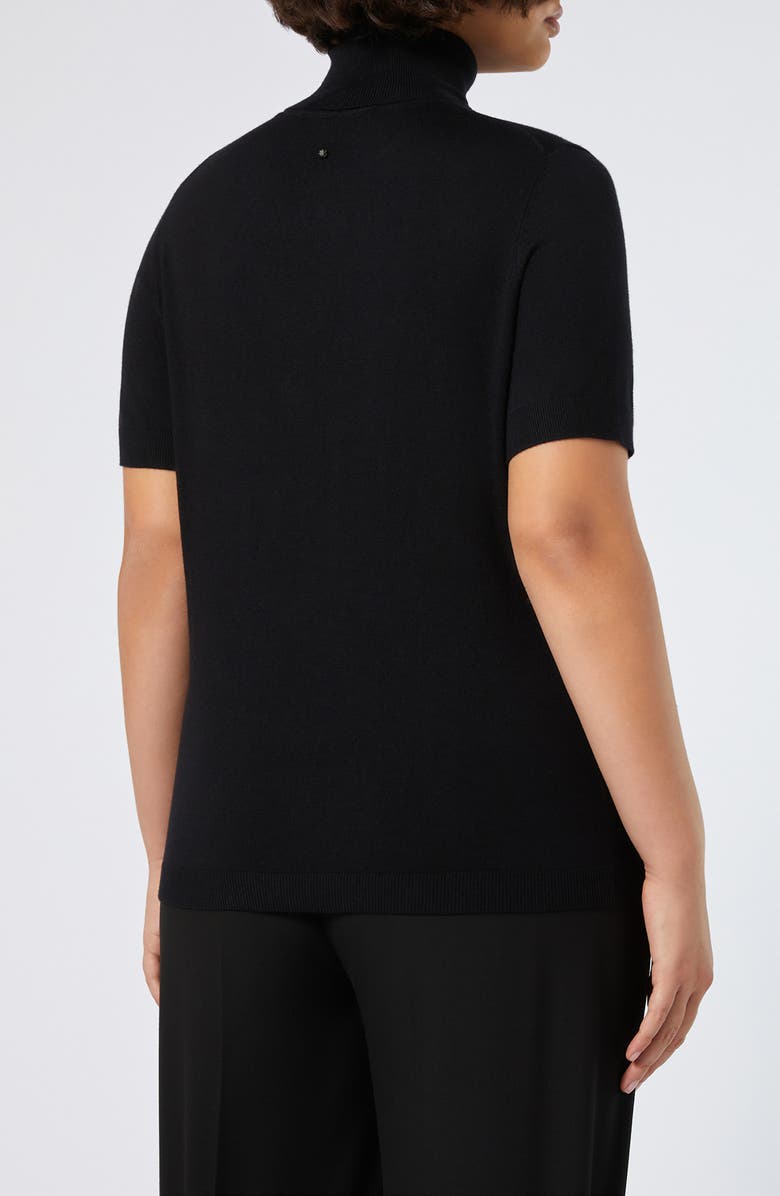 Marina Rinaldi Short Sleeve Turtleneck Sweater, Alternate, color, 