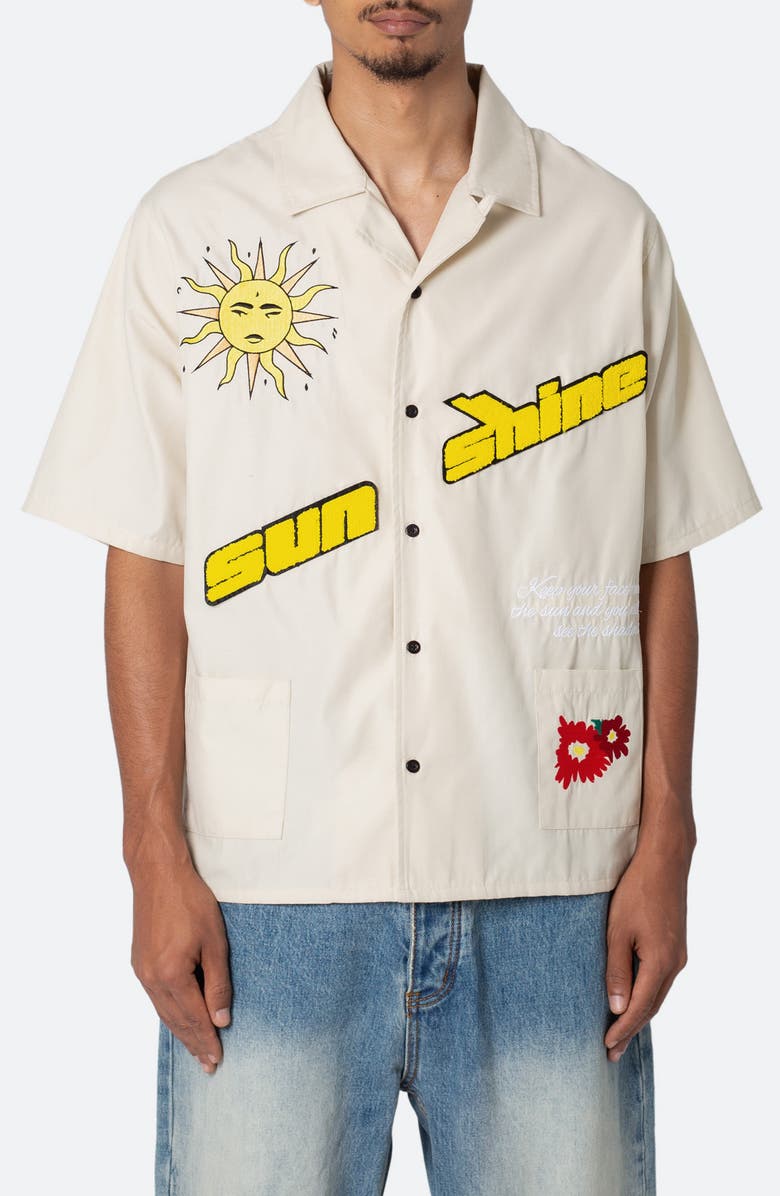 mnml Sunshine Camp Shirt, Main, color, 