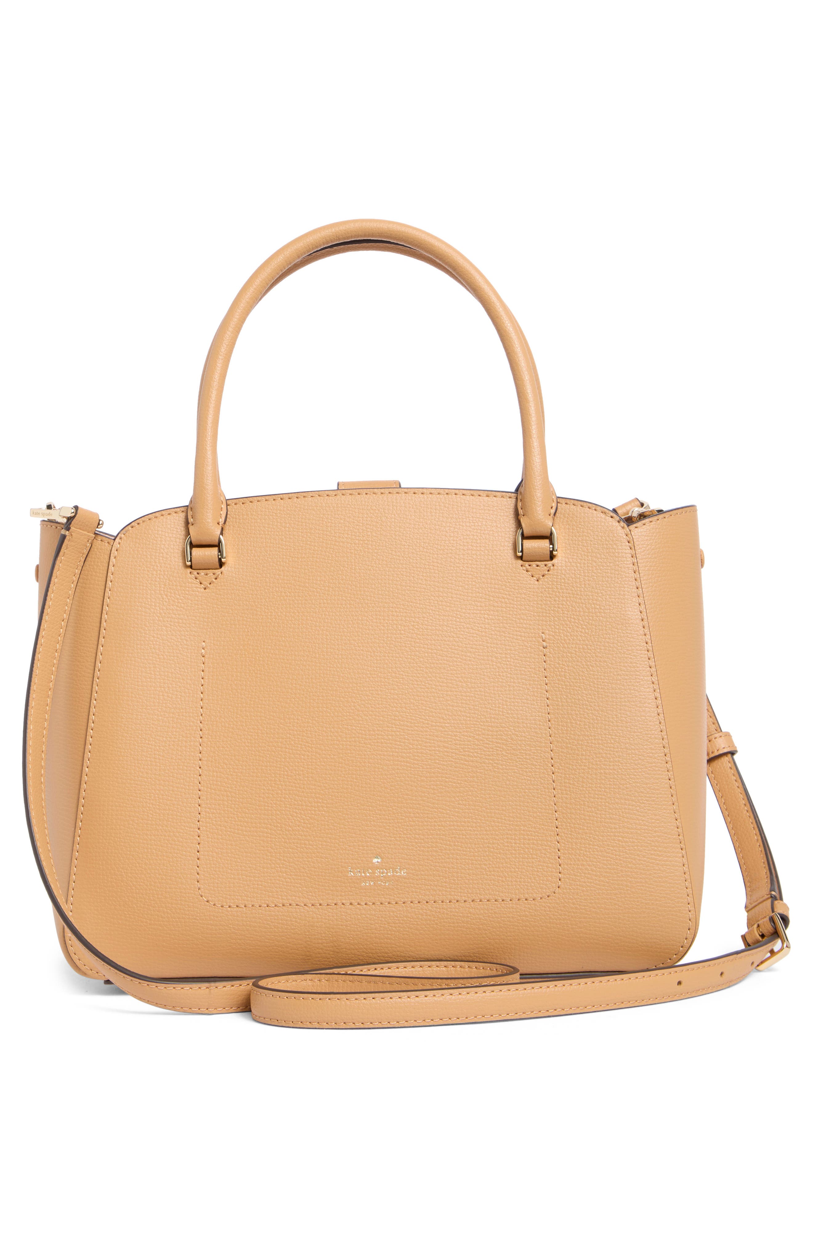 phoebe refined grained leather top handle bag, Alternate, color, TIRAMISU MOUSSE