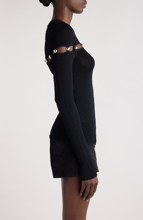 Isabel Marant Black Viscose Blend Elisie Sweater In Black
