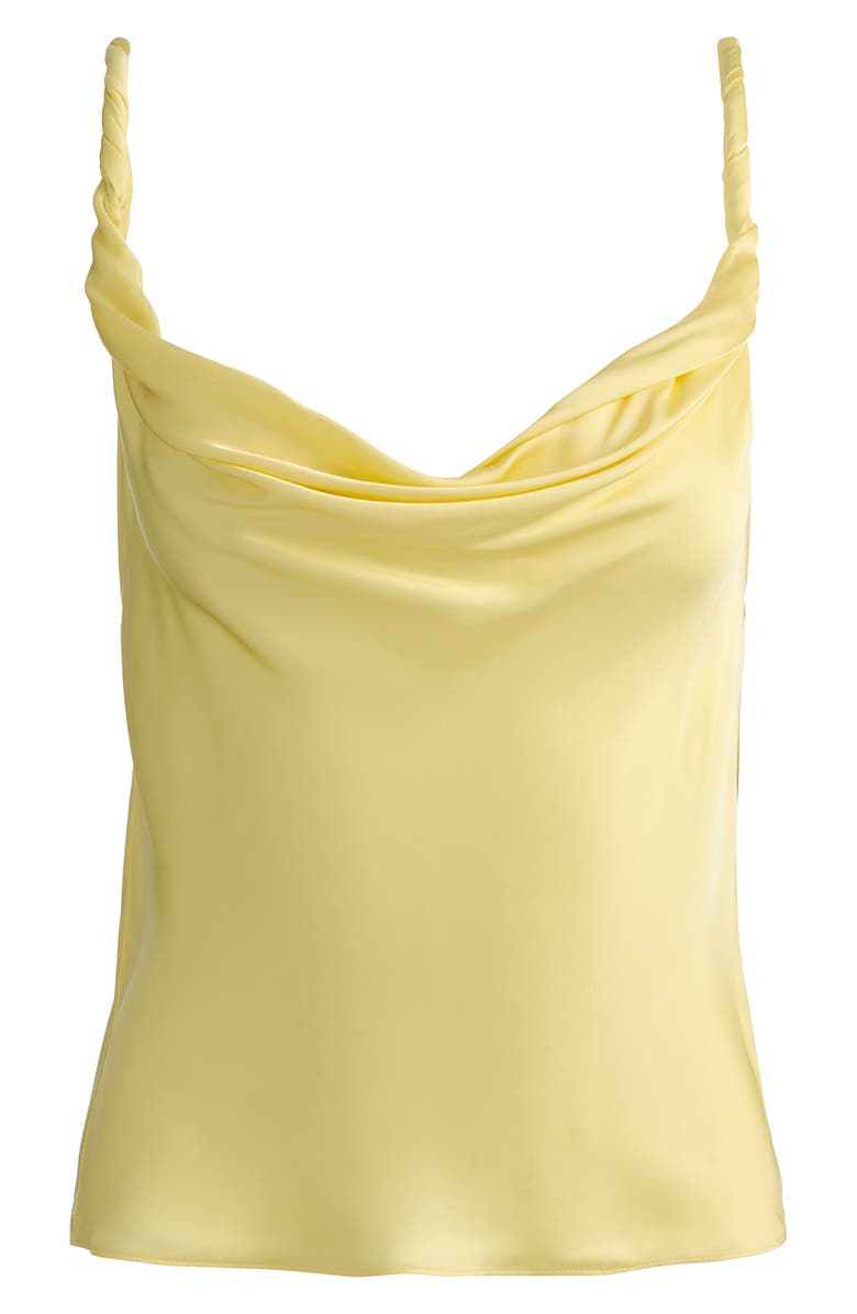 Alice + Olivia Monique Cowl Neck Camisole, Alternate, color, Butter